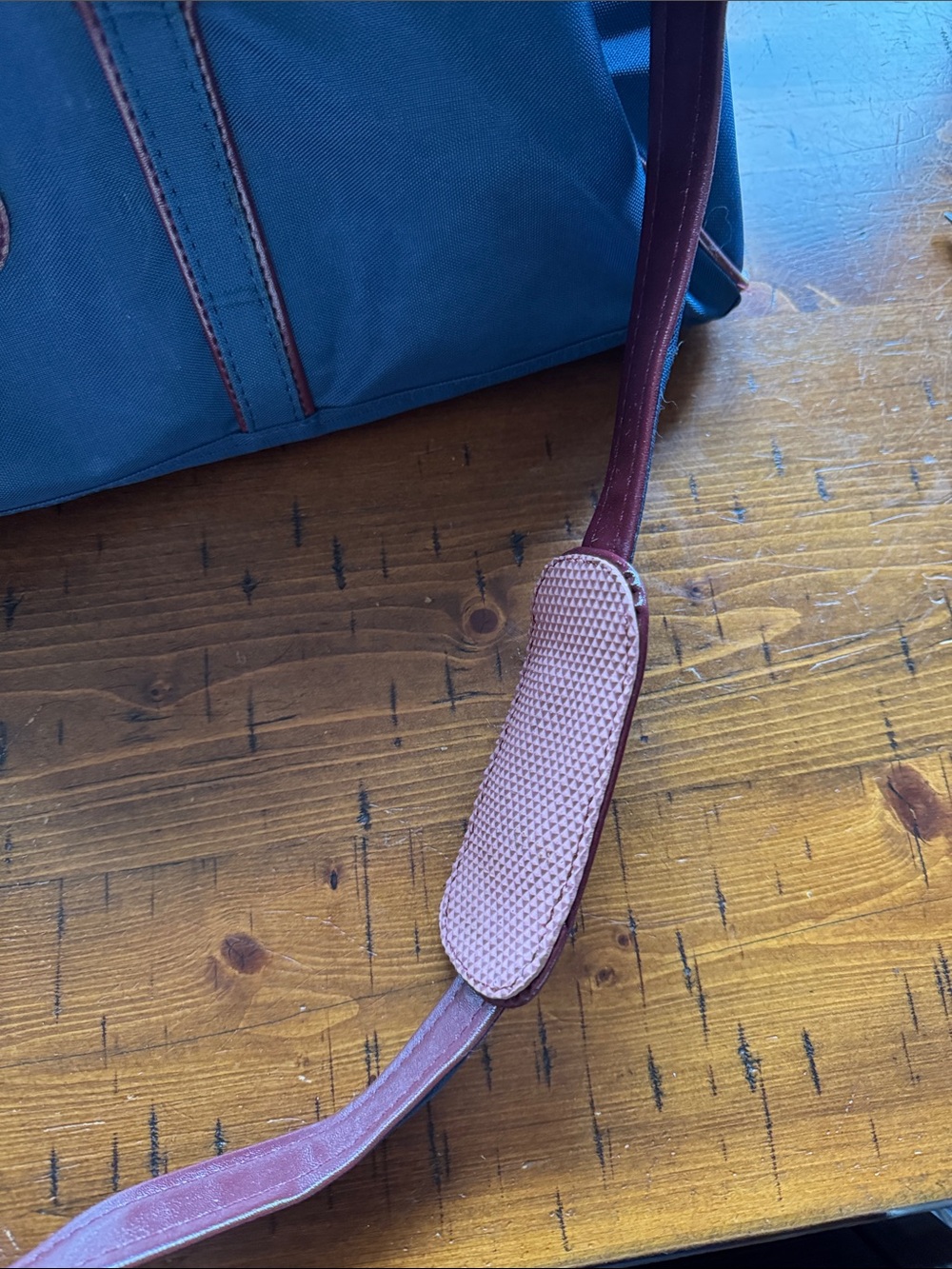 YSL Blue and Brown PURSE/Duffel Bag - Picture 4 of 10